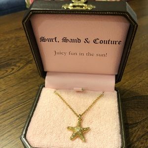 Juicy Couture Starfish Necklace 15-18 in.